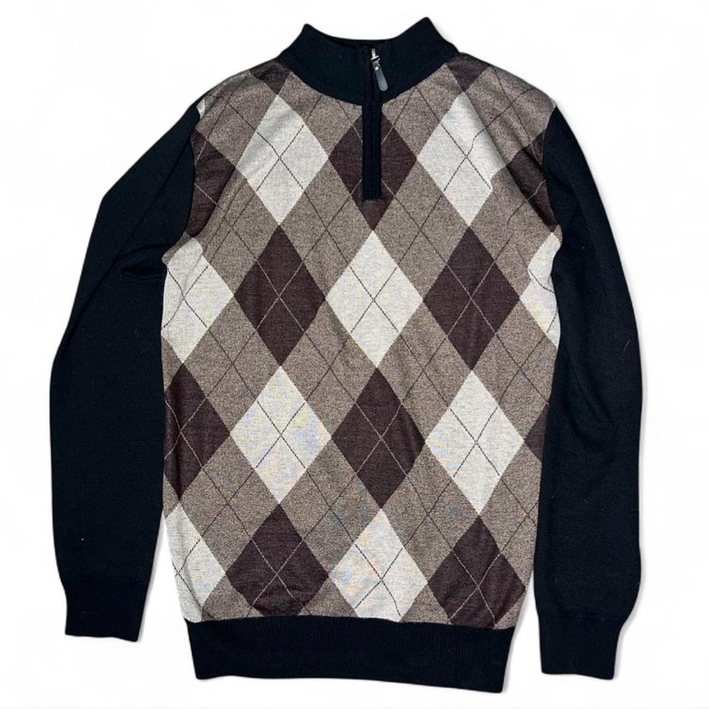 Men’s Argyle Pullover Sweater